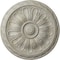 Ekena Millwork Kirke Ceiling Medallion (Fits Canopies up to 3 3/4"), 15 3/4"OD x 5/8"P, Pot of Cream Crackle CM16KIPCC - alternate 1